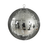 LOPTICA DEKORATIVNA - srebrne boje, Basics, plastika (30/30/30cm) - X-Mas