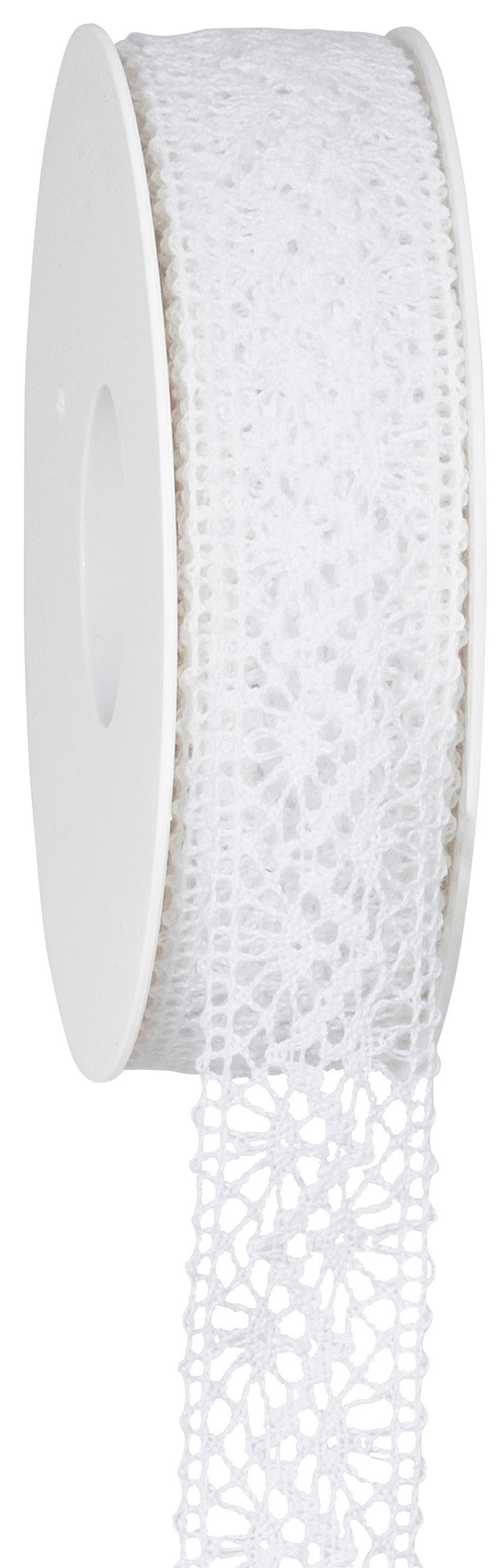 GESCHENKBAND  - Weiß, Basics, Textil (24/36/0.5cm)