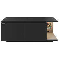 LOWBOARD  in 125/50/39 cm  - Schwarz, MODERN, Holzwerkstoff (125/50/39cm) - Minecraft