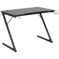 GAMINGTISCH 100/60/74 cm  in Schwarz  - Schwarz, KONVENTIONELL, Holzwerkstoff/Metall (100/60/74cm) - Livetastic