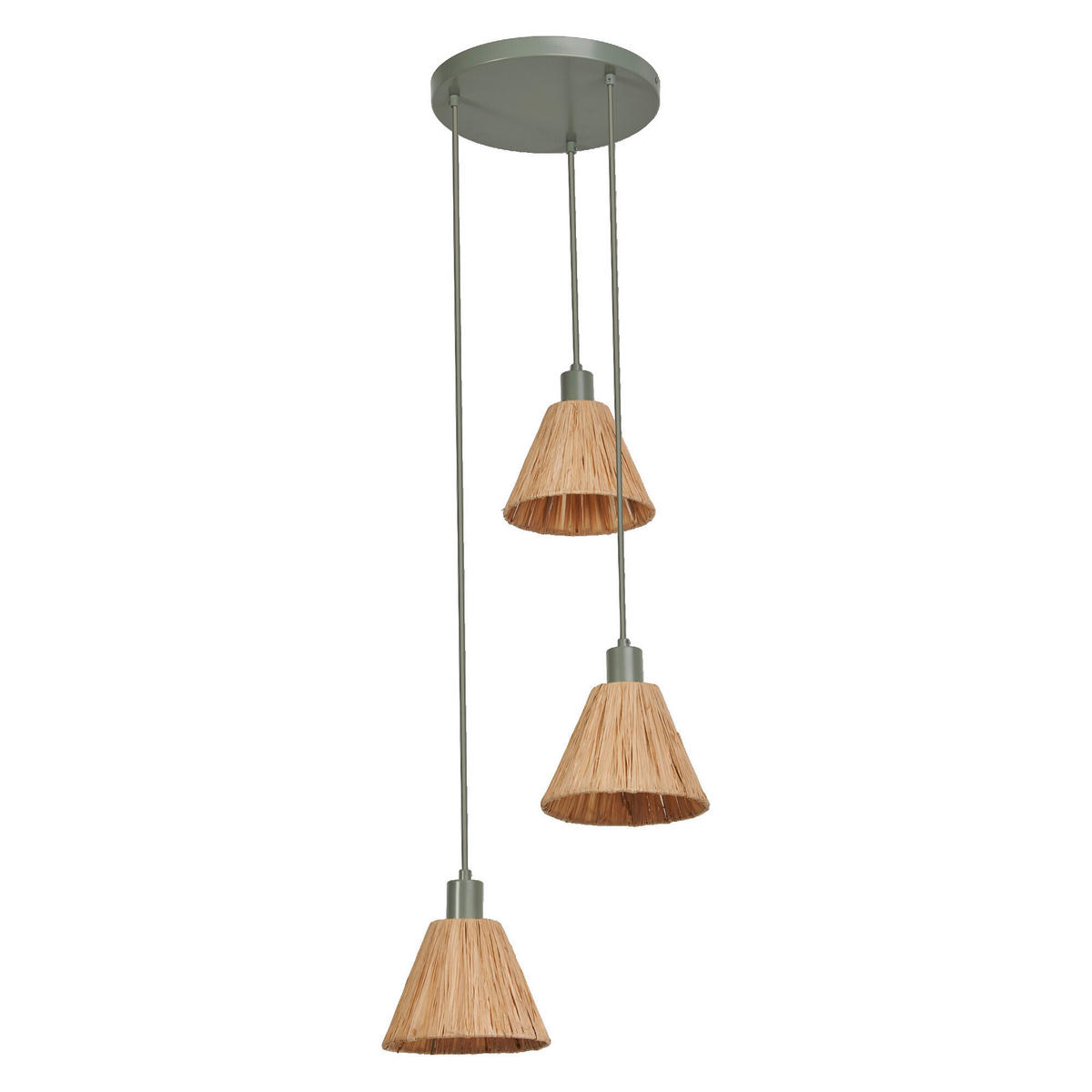 PENDELLEUCHTE 43/125 cm  - Natur, Naturmaterialien/Metall (43/125cm) - Ledvance