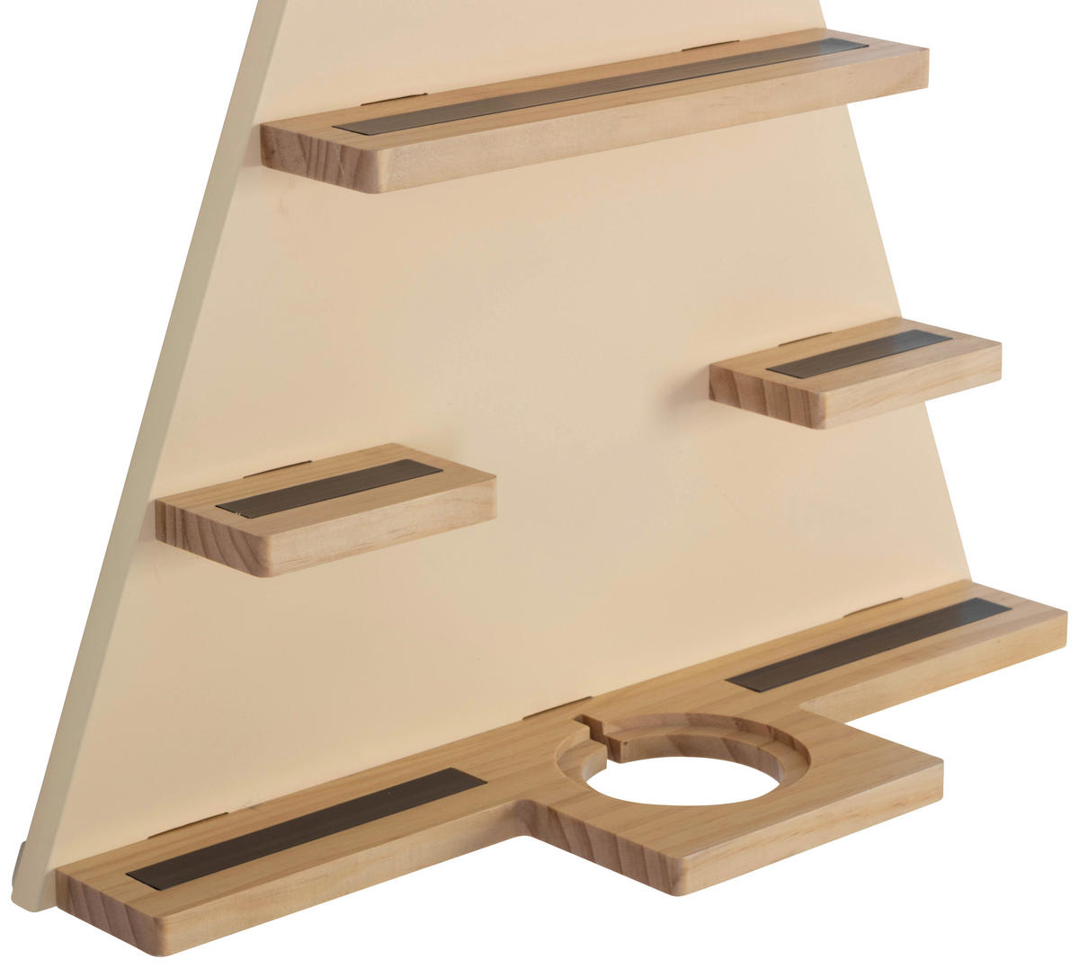 WANDREGAL  - Beige/Naturfarben, MODERN, Holz/Holzwerkstoff - Ben'n'jen