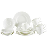 KÁVOVÝ SERVIS, 18-dielne, porcelán - biela, Basics, keramika (34/19/32cm) - Villeroy & Boch