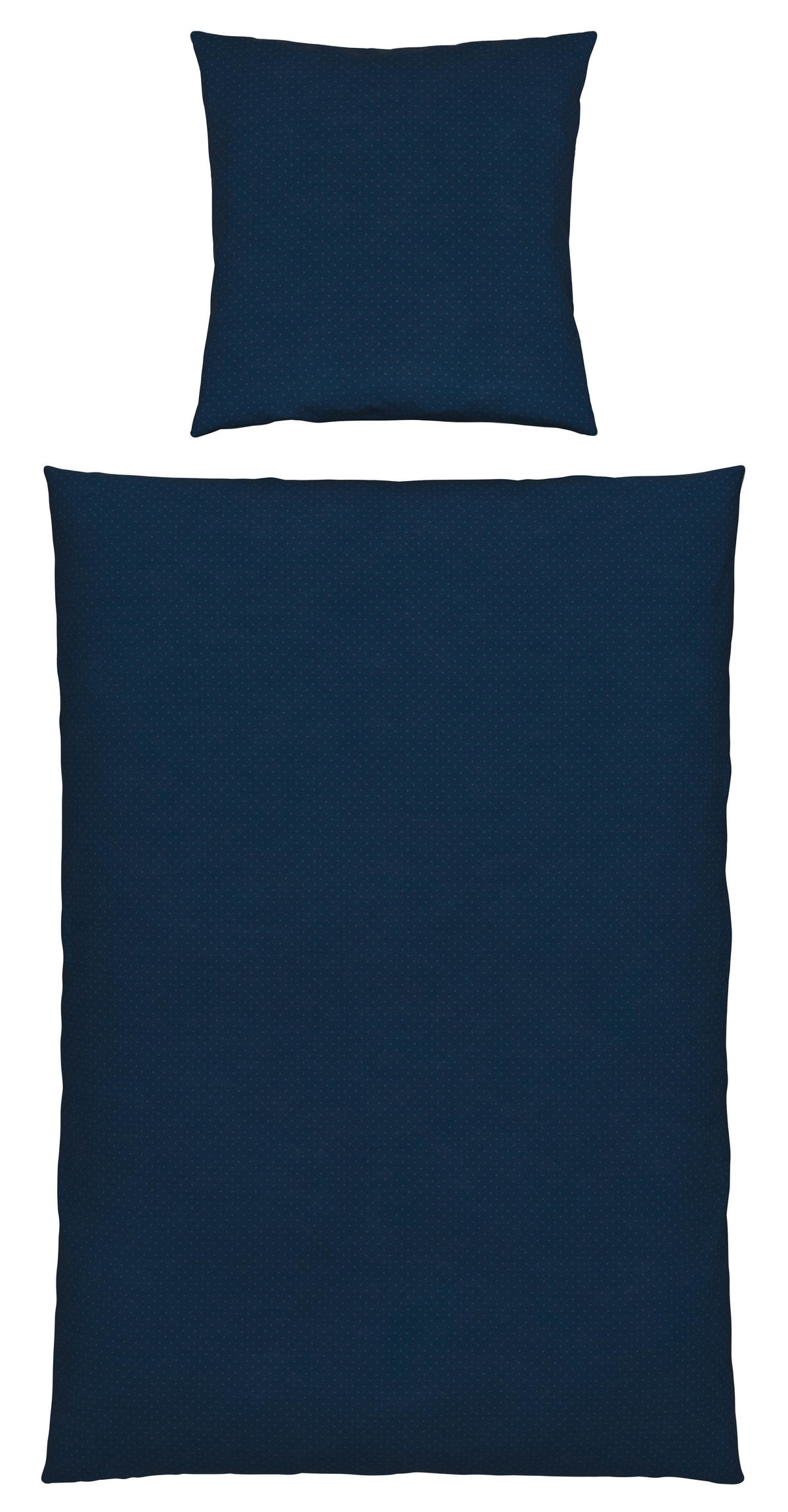 BETTWÄSCHE PUNTO Makosatin 135/200 cm  - Blau, Basics, Textil (135/200cm) - Novel