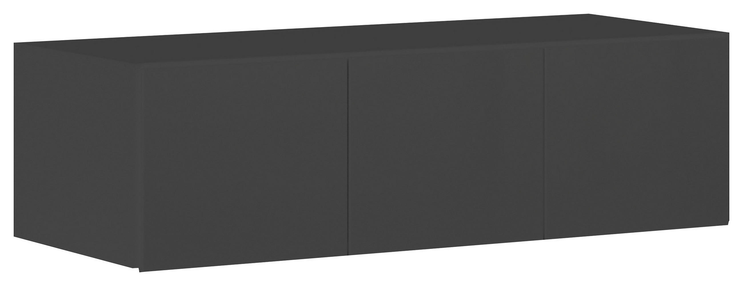 James Wood Aufsatzschrank Grau 136x39x54 cm