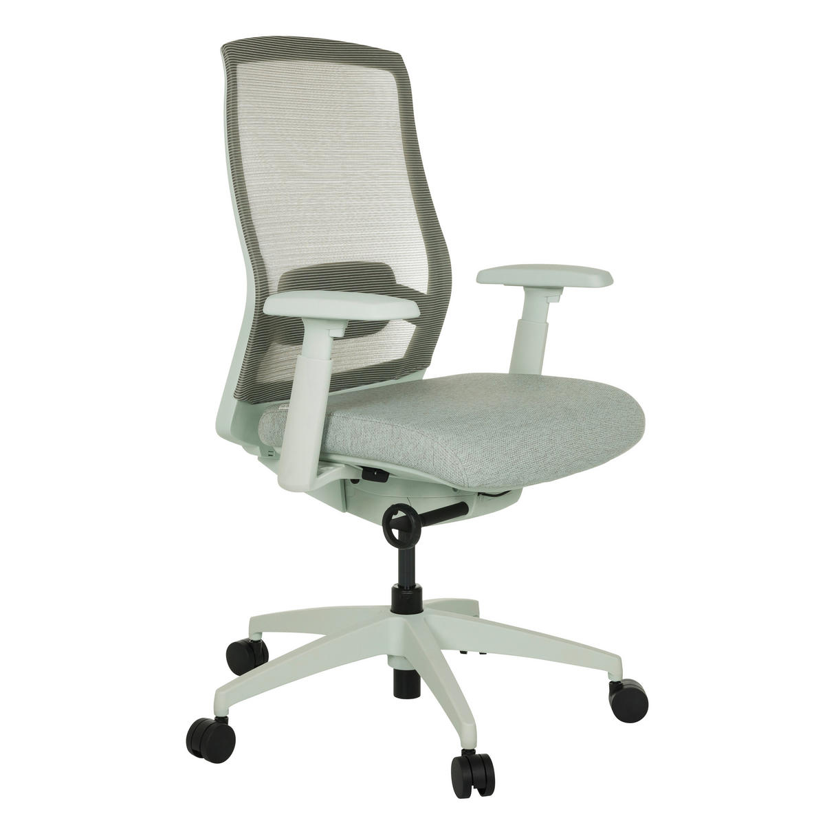 DREHSTUHL Netzbespannung Grau  - Grau, MODERN, Kunststoff/Textil (65/95 - 103/70cm) - MID.YOU