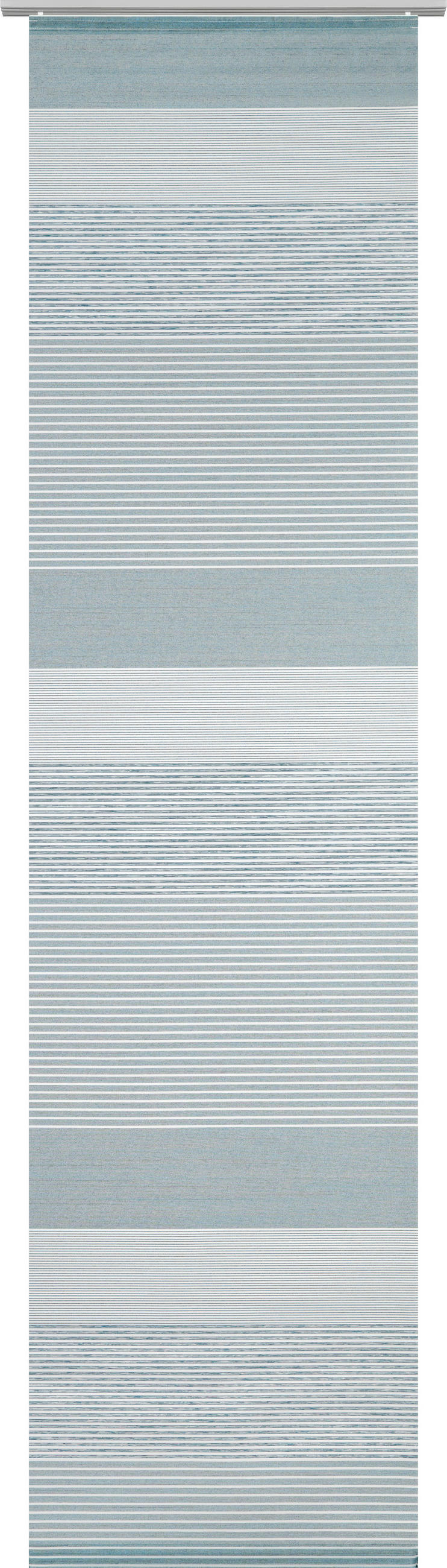 FLÄCHENVORHANG   halbtransparent  60/245 cm   - Petrol, Basics, Textil (60/245cm) - Novel