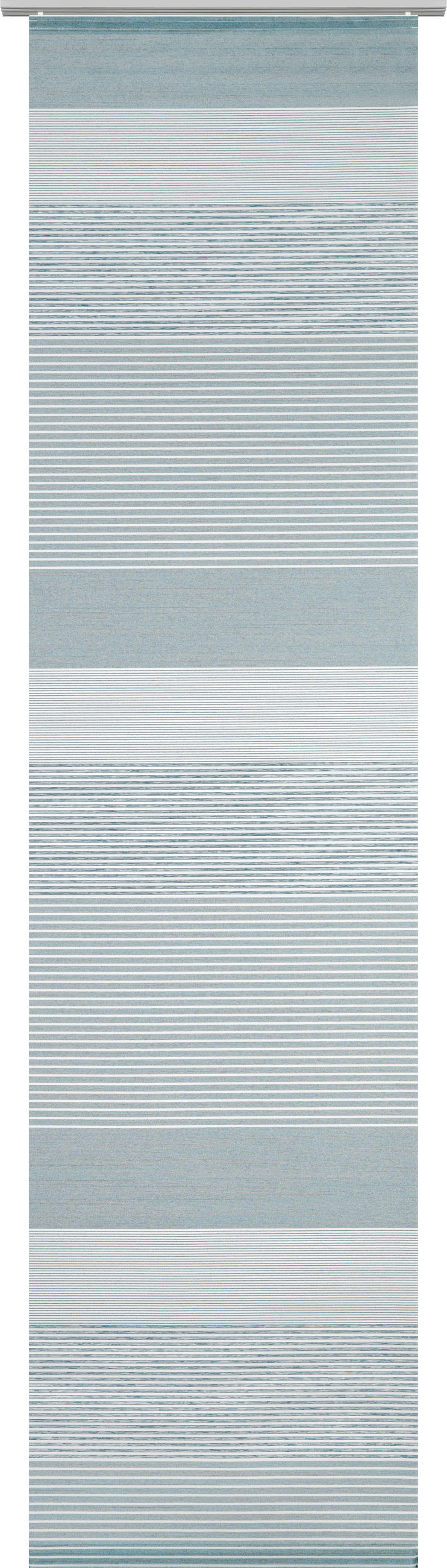 FLÄCHENVORHANG   halbtransparent  60/245 cm   - Petrol, Basics, Textil (60/245cm) - Novel