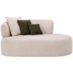 RÉCAMIERE in Chenille Dunkelgrün, Beige - Dunkelgrün/Beige, MODERN, Kunststoff/Textil (166/86/105cm) - Hom`in