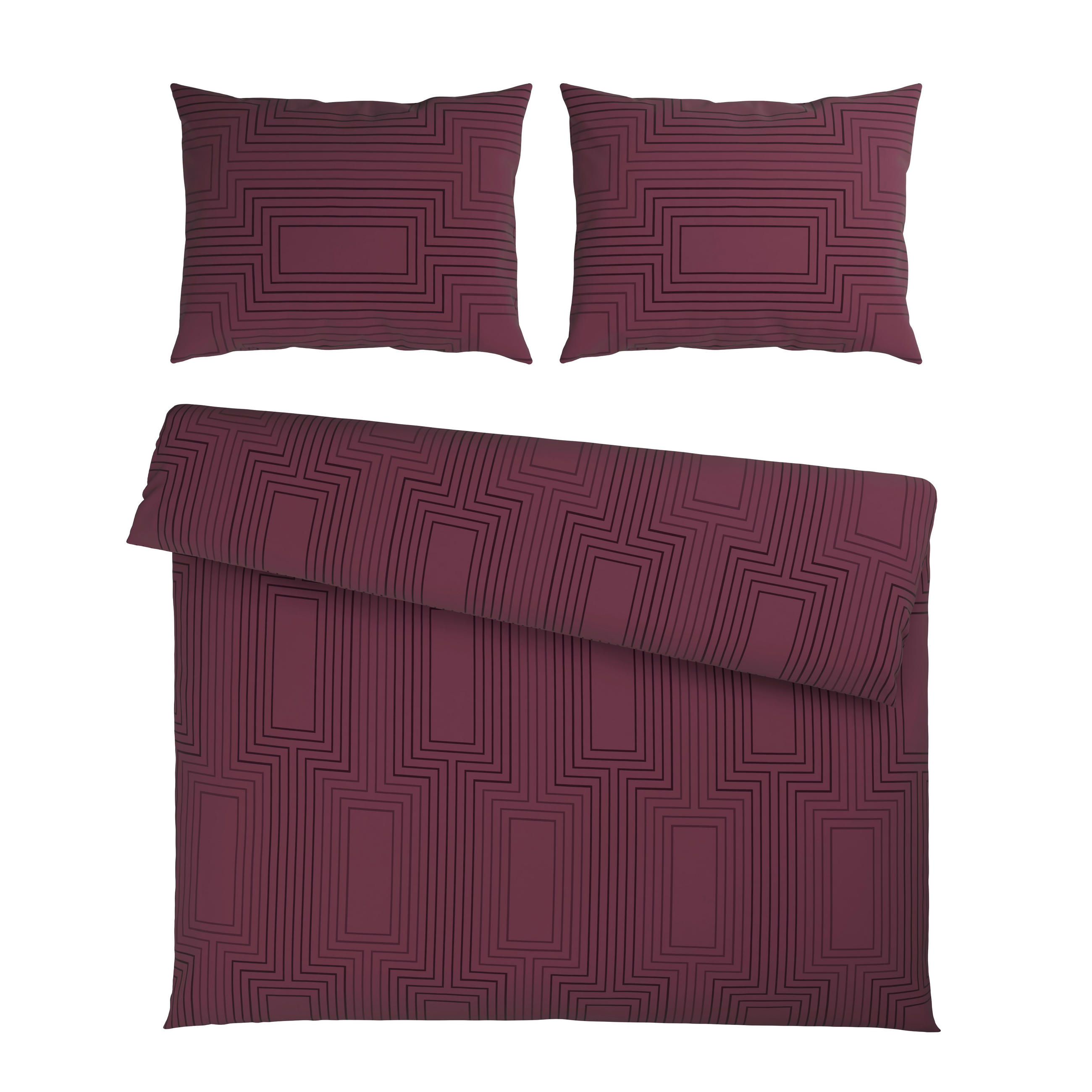 BETTWÄSCHESET 2-teilig Satin 200/210 cm  - Multicolor, Konventionell, Textil (200/210cm) - Novel