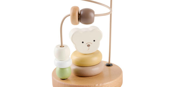 MOTORIKSPIEL  - Creme/Braun, Basics, Holz/Holzwerkstoff (10,7/15,8cm) - My Baby Lou