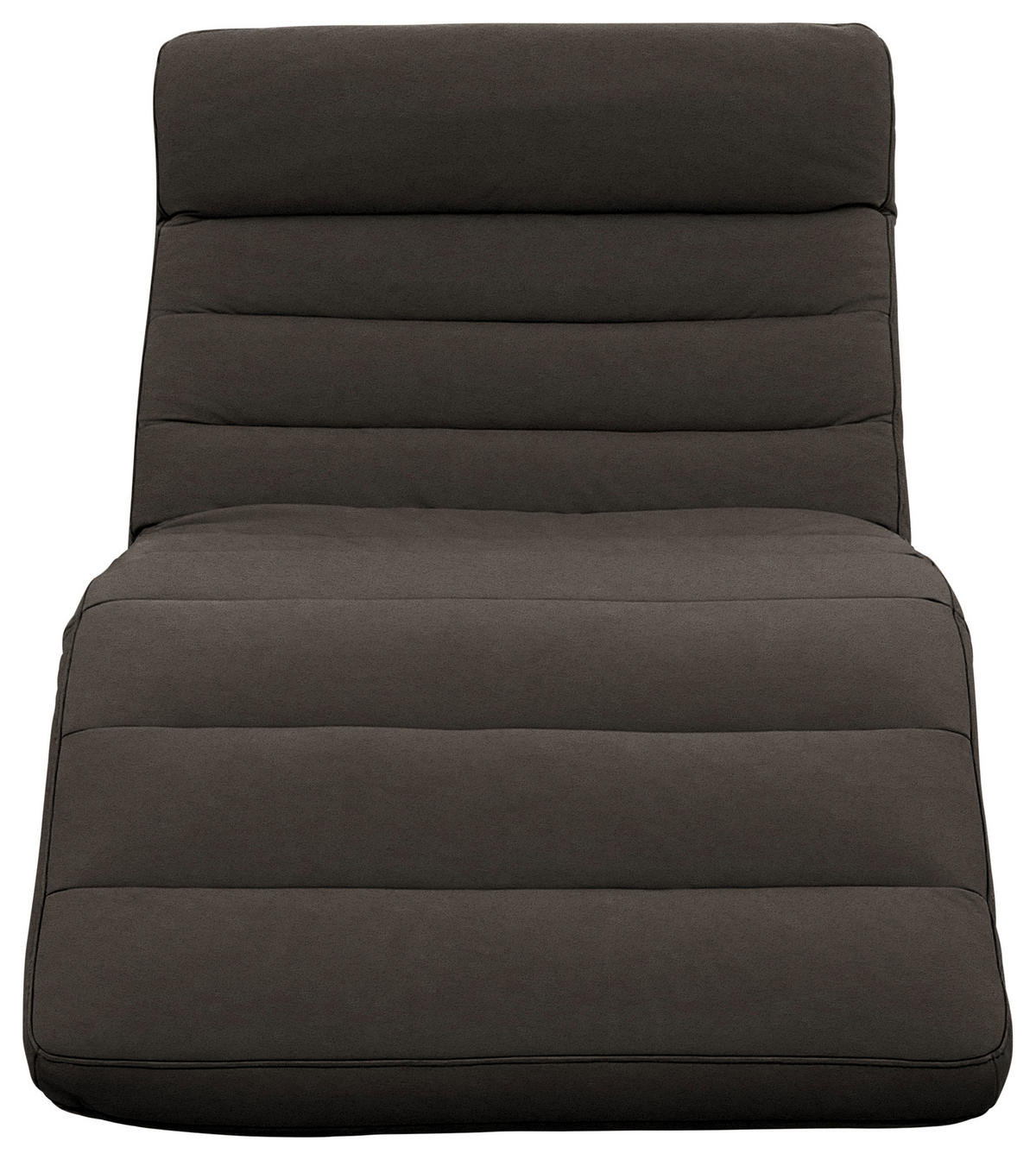 RELAXLIEGE Mikrofaser Mokka  - Schwarz/Mokka, Design, Textil/Metall (95/91/170cm) - Chilliano