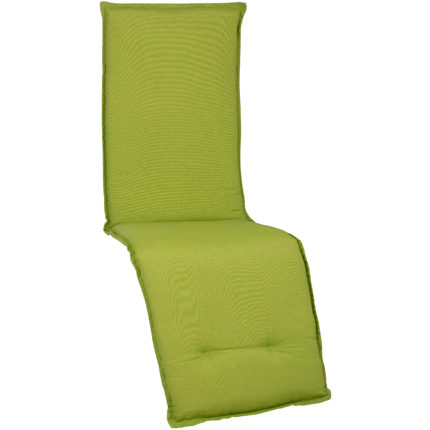 RELAXSESSELAUFLAGE Uni  - Hellgrün, Basics, Textil (170/46/8cm) - Gardenson