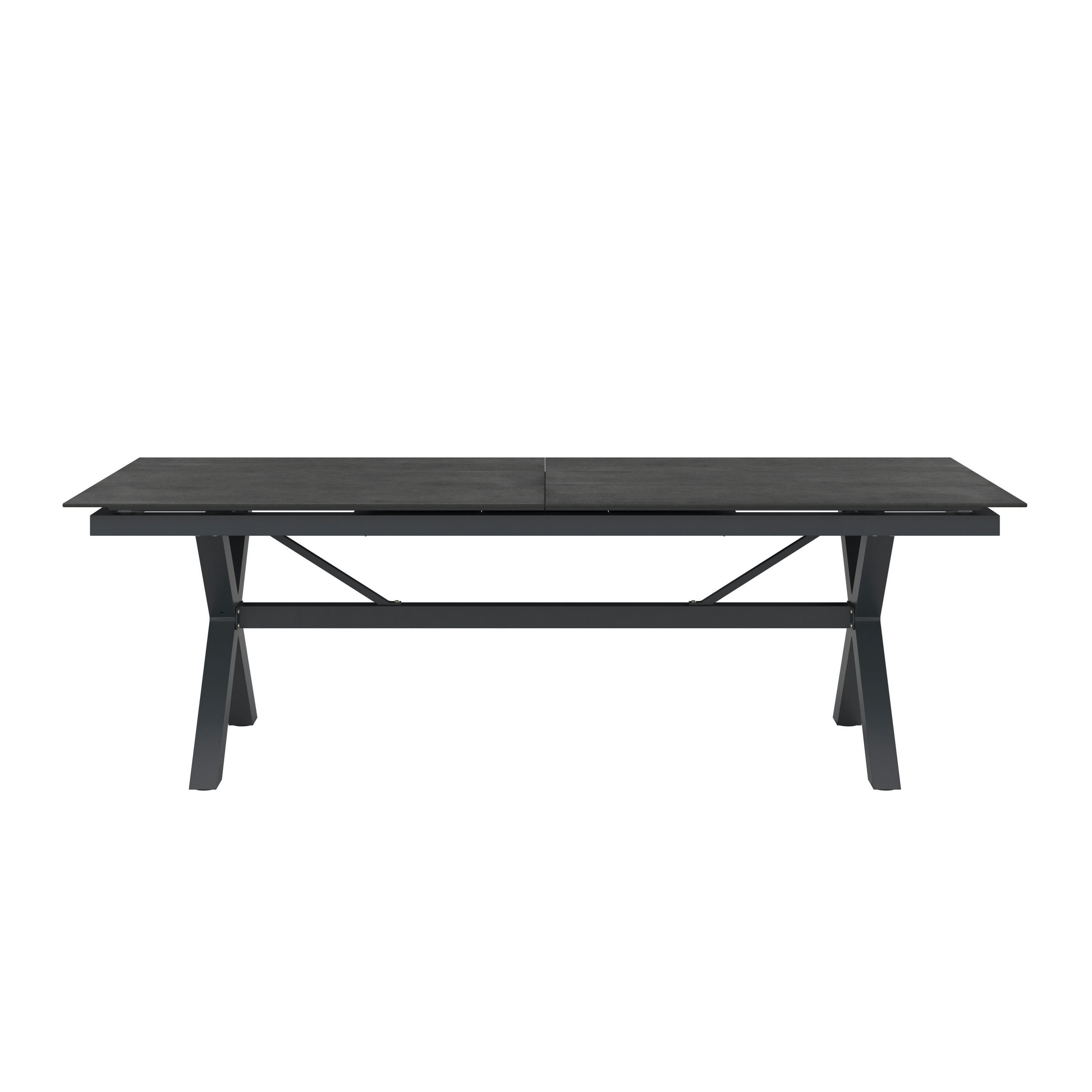 GARTENTISCH 240-315/99,6/75 cm  - Anthrazit/Grau, MODERN, Kunststoff/Metall (240-315/99,6/75cm) - Amatio