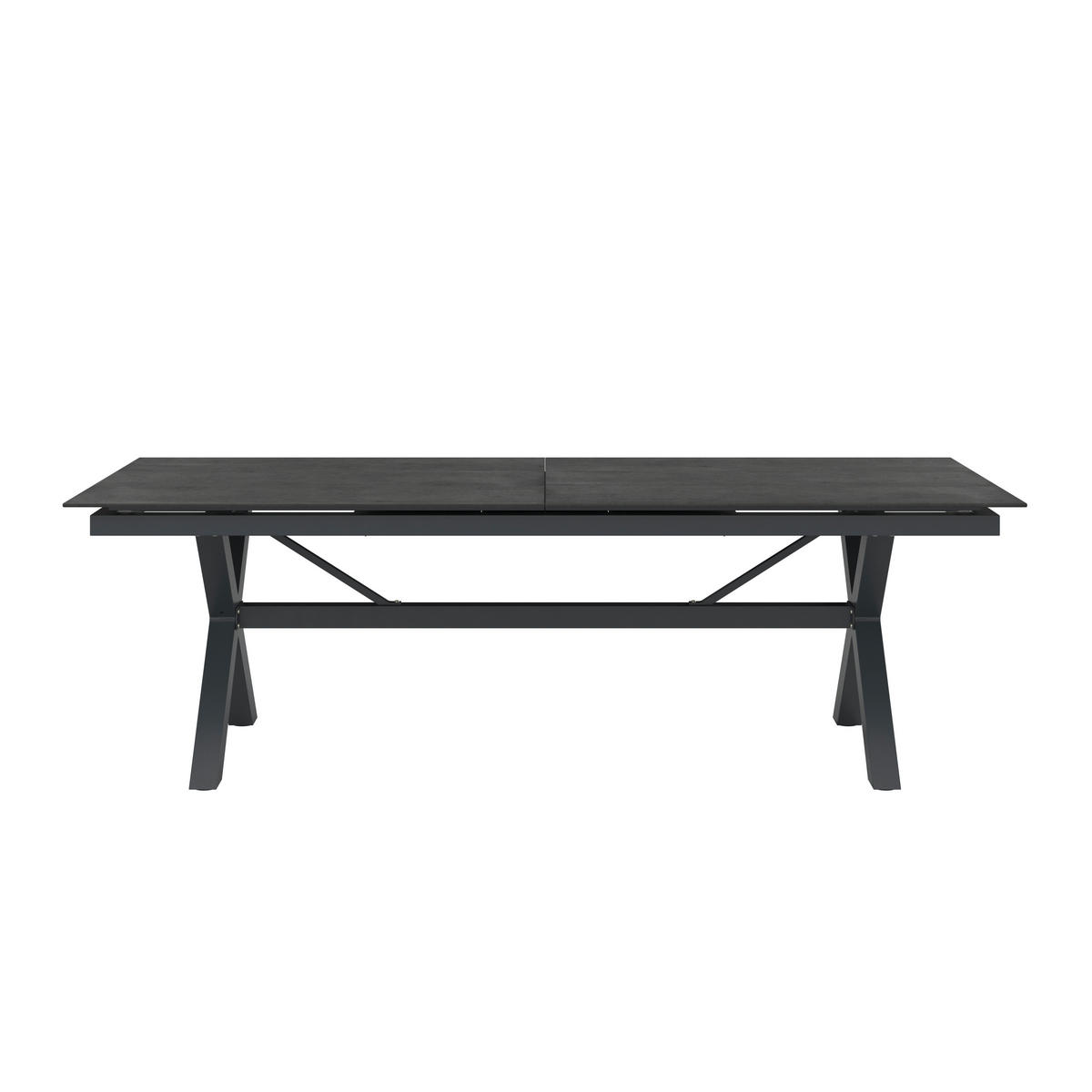 GARTENTISCH 240-315/99,6/75 cm  - Anthrazit/Grau, MODERN, Kunststoff/Metall (240-315/99,6/75cm) - Amatio