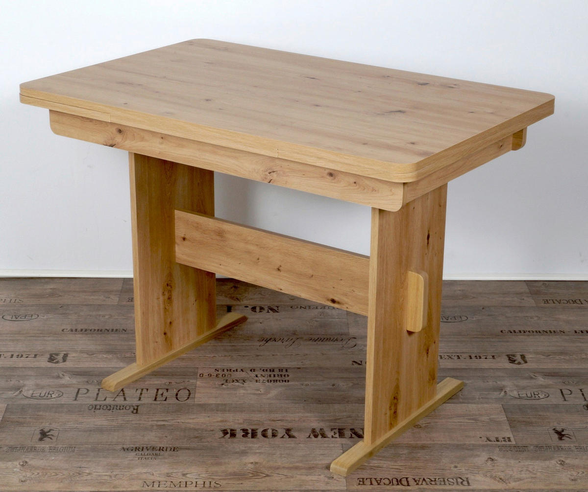 ESSTISCH in Holzwerkstoff 105/68/75 cm  - Eiche Artisan, KONVENTIONELL, Holzwerkstoff (105/68/75cm) - MID.YOU