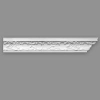 ZIERLEISTE 200/9,0/9,0 cm Weiß Kunststoff  - Weiß, Design, Kunststoff (200/9,0/9,0cm)