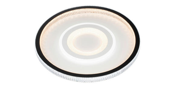 LED-DECKENLEUCHTE 49/6,5 cm - Klar/Schwarz, Trend, Kunststoff/Metall (49/6,5cm) - Novel