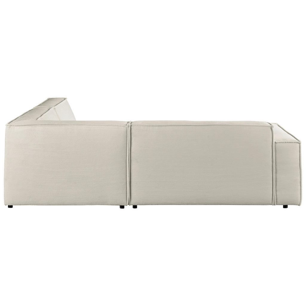 Thumbnail - Hom`in Ecksofa, Creme, Textil, 4-Sitzer, Ottomane rechts, L-Form, 254x224 cm, Blauer Engel, Goldenes M, Oeko-Tex® Standa...