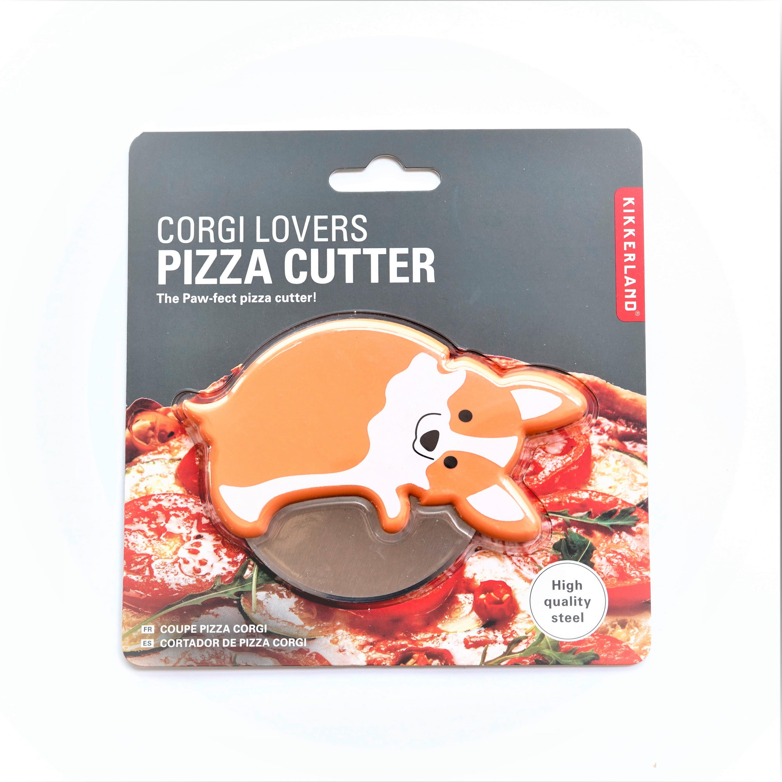 KRÁJEČ NA PIZZU,  - Basics, kov/plast (1,2/14,5/14cm) - Kikkerland