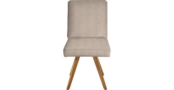 STUHL in Flachgewebe Holz, Textil - Eichefarben/Orange, Design, Holz/Textil (46/94/58cm) - Dieter Knoll