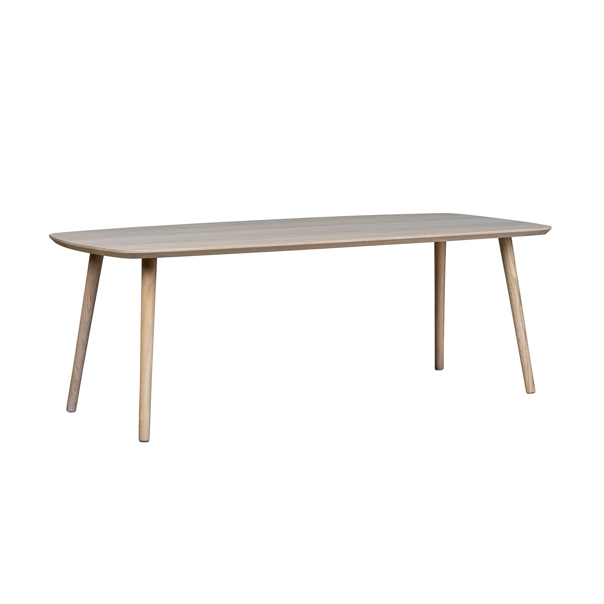 SOFFBORD i trä 130/55/45 cm  - ek Bianco, Modern, trä (130/55/45cm) - Niels Andersson
