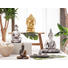 BUDDHA - Goldfarben/Braun, LIFESTYLE, Kunststoff (21/27/12cm) - Ambia Home