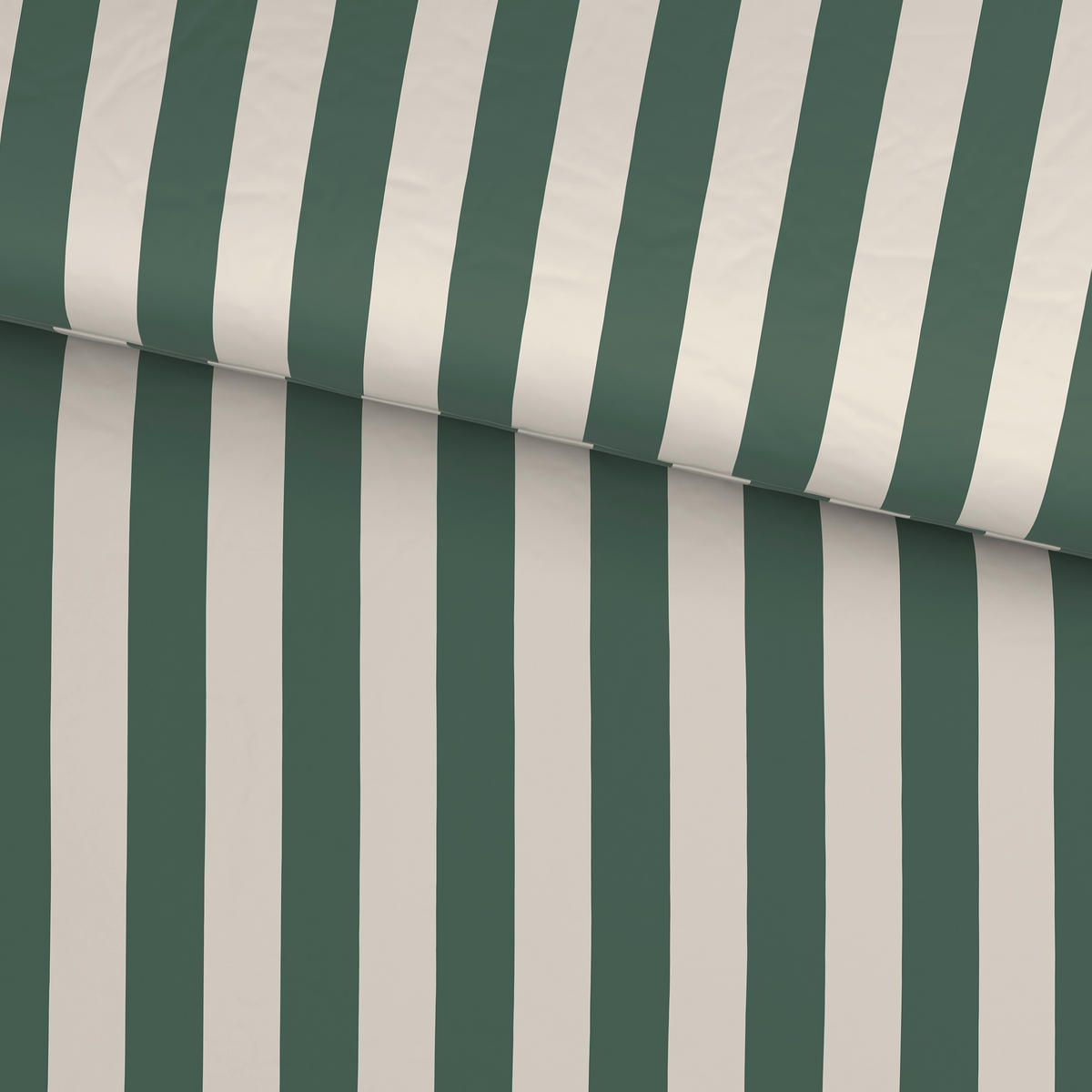 BETTWÄSCHE Satin 155/220 cm  - Weiß/Grün, Textil (155/220cm) - Novel