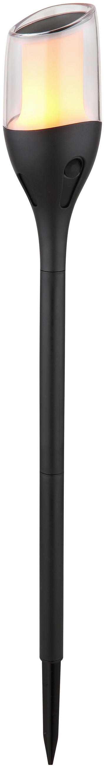 SADA SOLÁRNÍCH SVÍTIDEL, 7,5/64,5 cm - černá/čiré, Basics, plast (7,5/64,5cm) - Ambia Garden