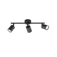 LED-DECKENLEUCHTE 4,0 W    42/8/12 cm  - Schwarz, Basics, Metall (42/8/12cm) - Fischer & Honsel