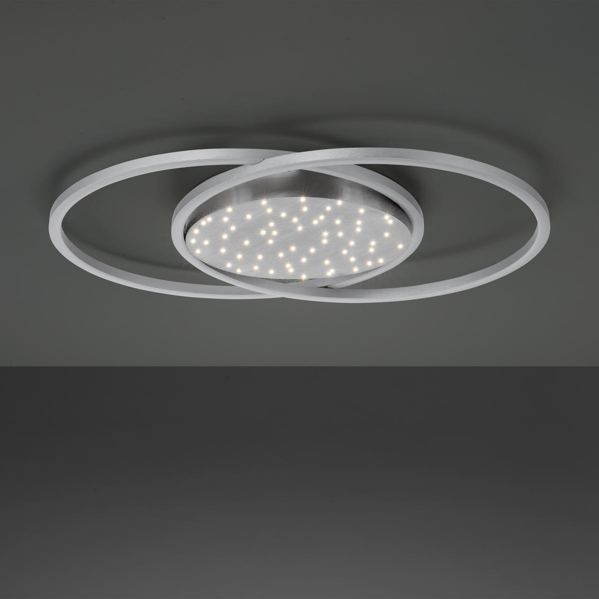 LED-DECKENLEUCHTE   - Grau, Design, Kunststoff/Metall (66,8/50cm)