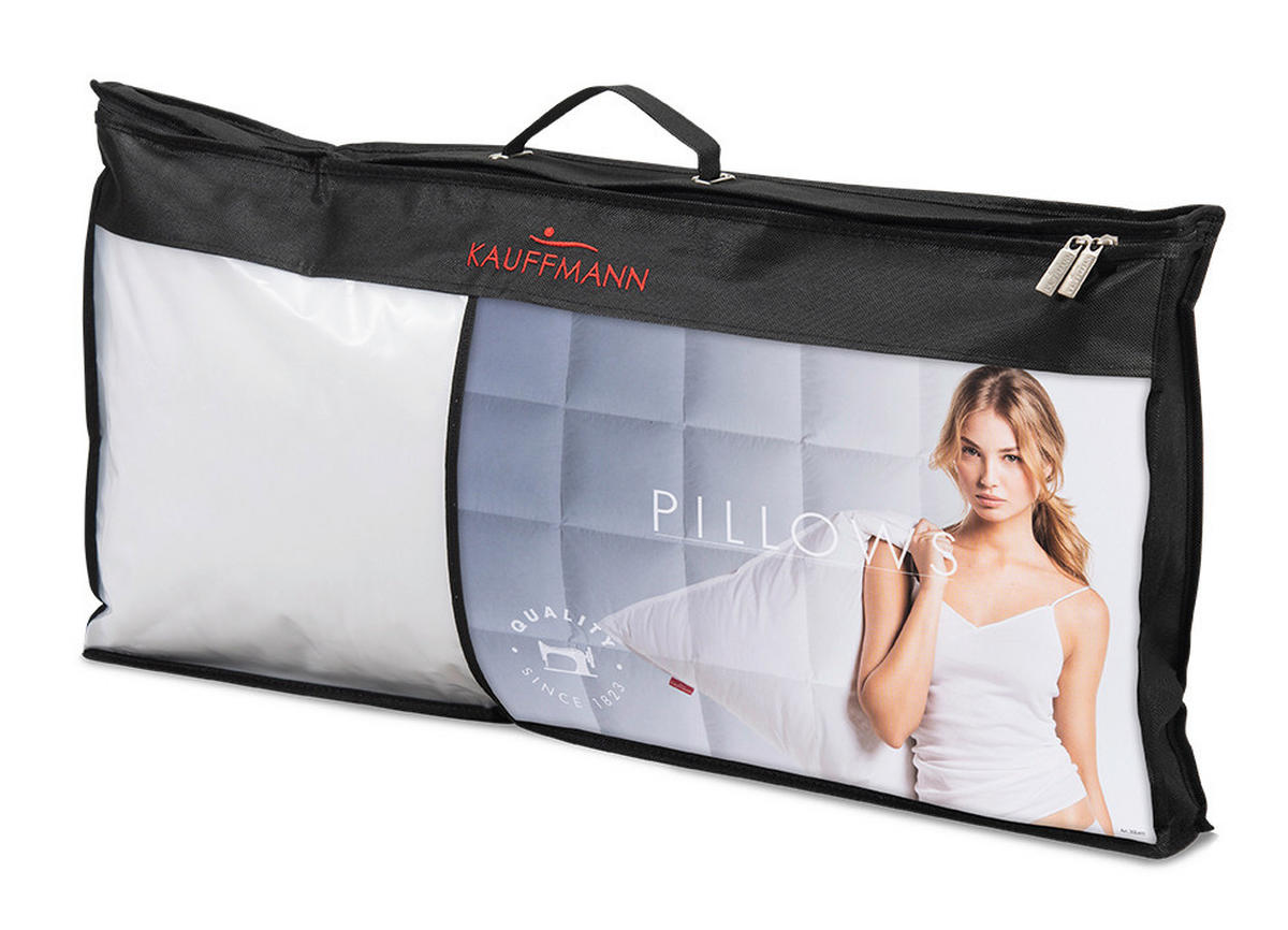 3-KAMMER-POLSTER 40/80 cm  Österreichische Weidegans  - Weiß, Basics, Textil (40/80cm) - Kauffmann