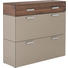 SCHUHSCHRANK Nussbaum furniert Nussbaumfarben, Schlammfarben - Schlammfarben/Nussbaumfarben, Design, Glas/Holz (120/109/37cm) - Cassando SCHUHSCHRANK Nussbaum furniert Nussbaumfarben, Schlammfarben - Schlammfarben/Nussbaumfarben, Design, Glas/Holz (120/109/37cm) - Cassando