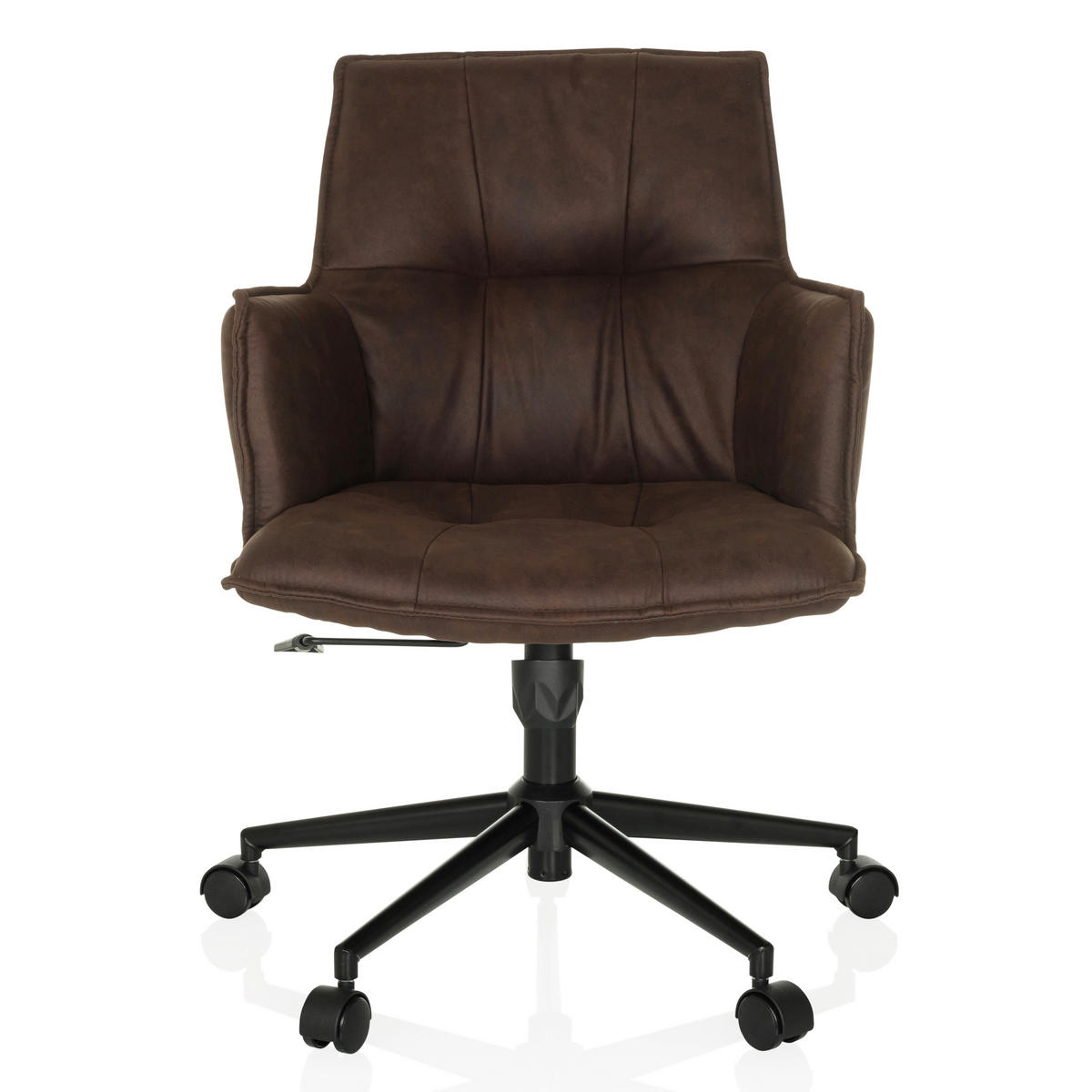 DREHSTUHL Dunkelbraun  - Dunkelbraun/Schwarz, MODERN, Kunststoff/Textil (54/85/70cm) - MID.YOU