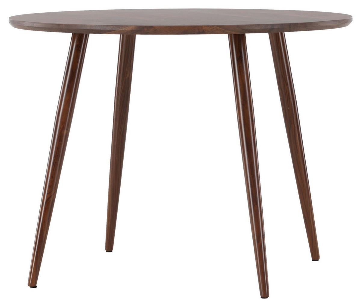 MATBORD i metall, trämaterial 100/100/75 cm   - mörkbrun, Design, metall/trämaterial (100/100/75cm) - Livetastic