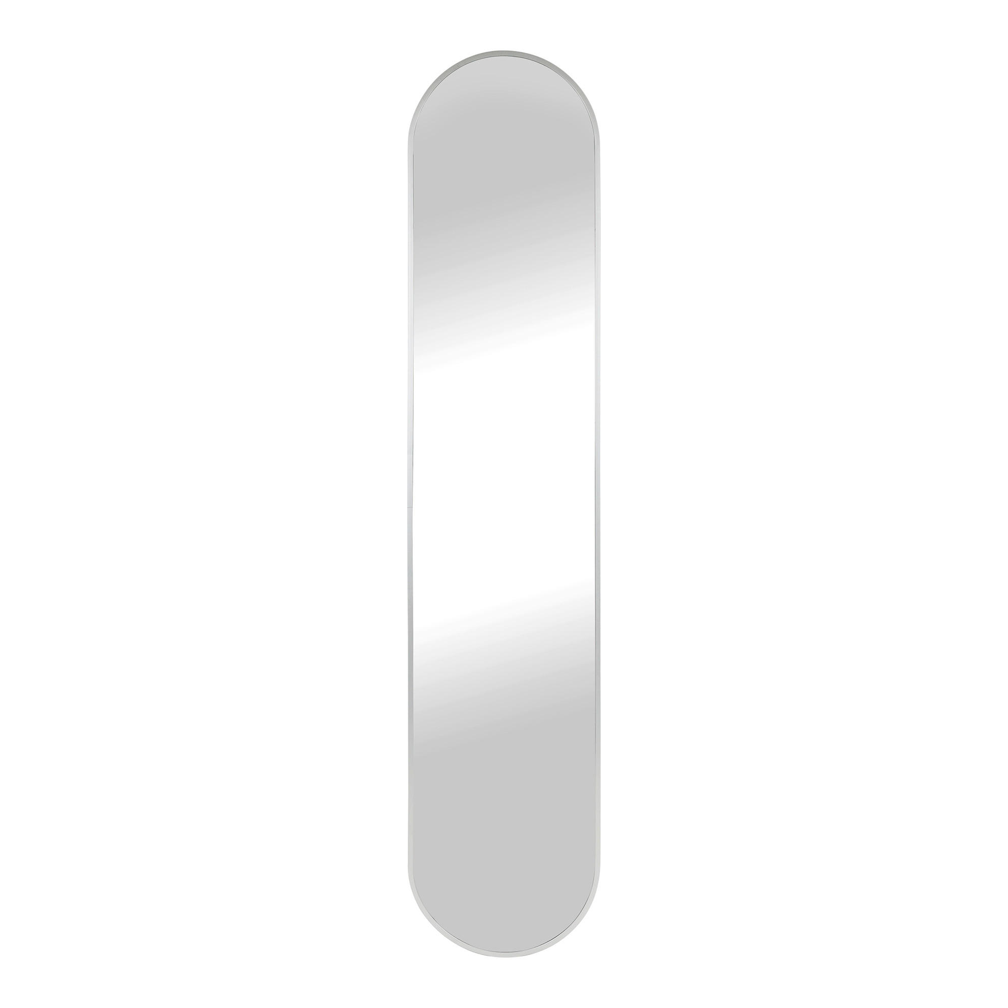WANDSPIEGEL 35/170/3 cm    in oval  - Transparent/Silberfarben, Design, Glas/Metall (35/170/3cm) - MID.YOU