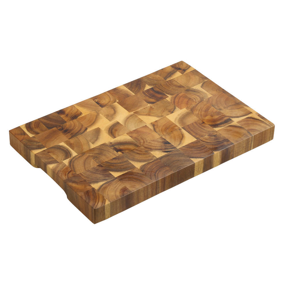 SCHNEIDEBRETT Holz Akazie  - Naturfarben, Basics, Holz (36/24/3cm) - Kesper