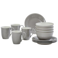 FRÜHSTÜCKSSERVICE Grau Color Loop  - Grau, LIFESTYLE, Keramik (29/24/23cm) - like.Villeroy & Boch