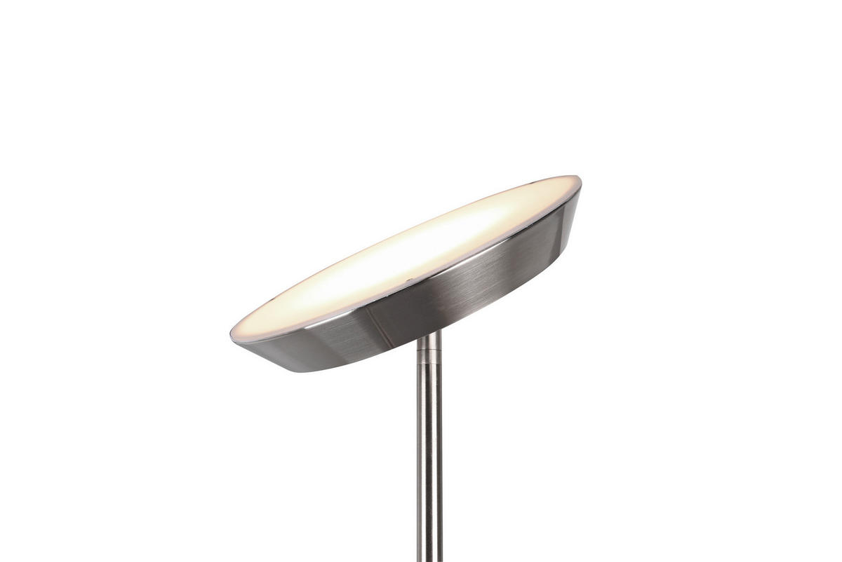 PODNA LED LAMPA - boja nikla, Osnovno, metal (180/28/50cm)