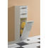 UNTERSCHRANK Weiß - Chromfarben/Weiß, Design, Holzwerkstoff (30/119/33cm) - Carryhome UNTERSCHRANK Weiß - Chromfarben/Weiß, Design, Holzwerkstoff (30/119/33cm) - Carryhome