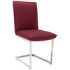 SCHWINGSTUHL  in Nickel Echtleder pigmentiert  - Edelstahlfarben/Beige, Design, Leder/Metall (48/93/65cm) - Ambiente