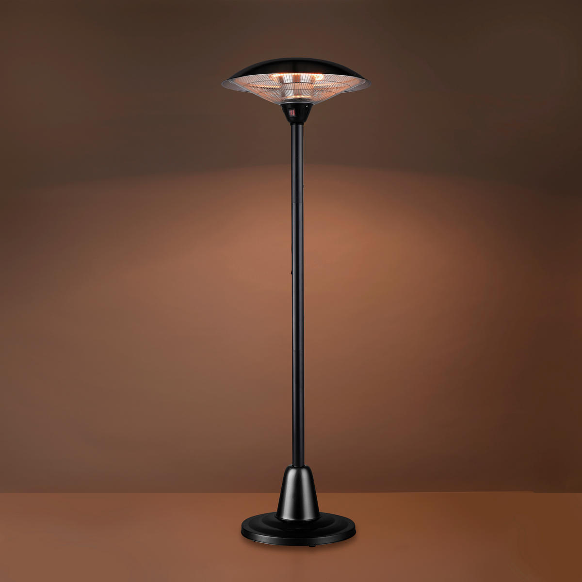 TERRASSENSTRAHLER - Schwarz, Basics, Metall (60/187cm)