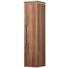 SEITENSCHRANK 30/132/30 cm - Chromfarben/Eichefarben, Design, Glas/Holzwerkstoff (30/132/30cm) - Novel SEITENSCHRANK 30/132/30 cm - Chromfarben/Eichefarben, Design, Glas/Holzwerkstoff (30/132/30cm) - Novel