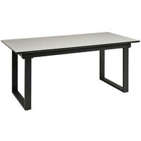 ESSTISCH in Metall, Holzwerkstoff   - Schwarz/Grau, KONVENTIONELL, Holzwerkstoff/Metall (180-260/76/90cm) - MID.YOU