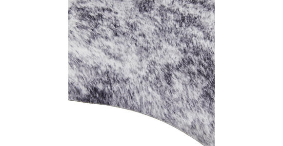 KUNSTFELL 125/155 cm Dallas - Dunkelgrau/Hellgrau, LIFESTYLE, Textil (125/155cm) - Novel