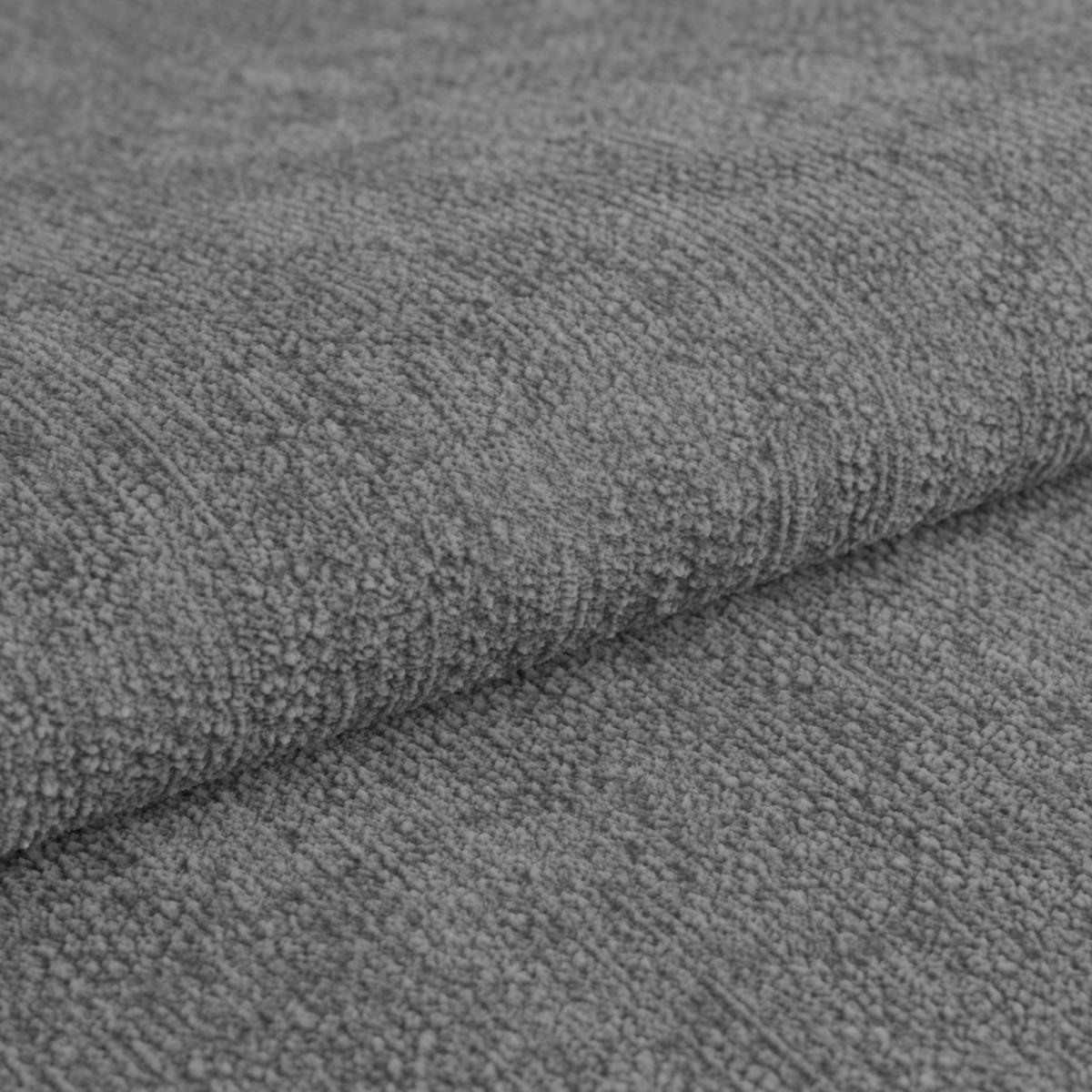 SITZBANK 140/87/67 cm Webstoff Grau  - Eichefarben/Schwarz, KONVENTIONELL, Textil (140/87/67cm) - James Wood