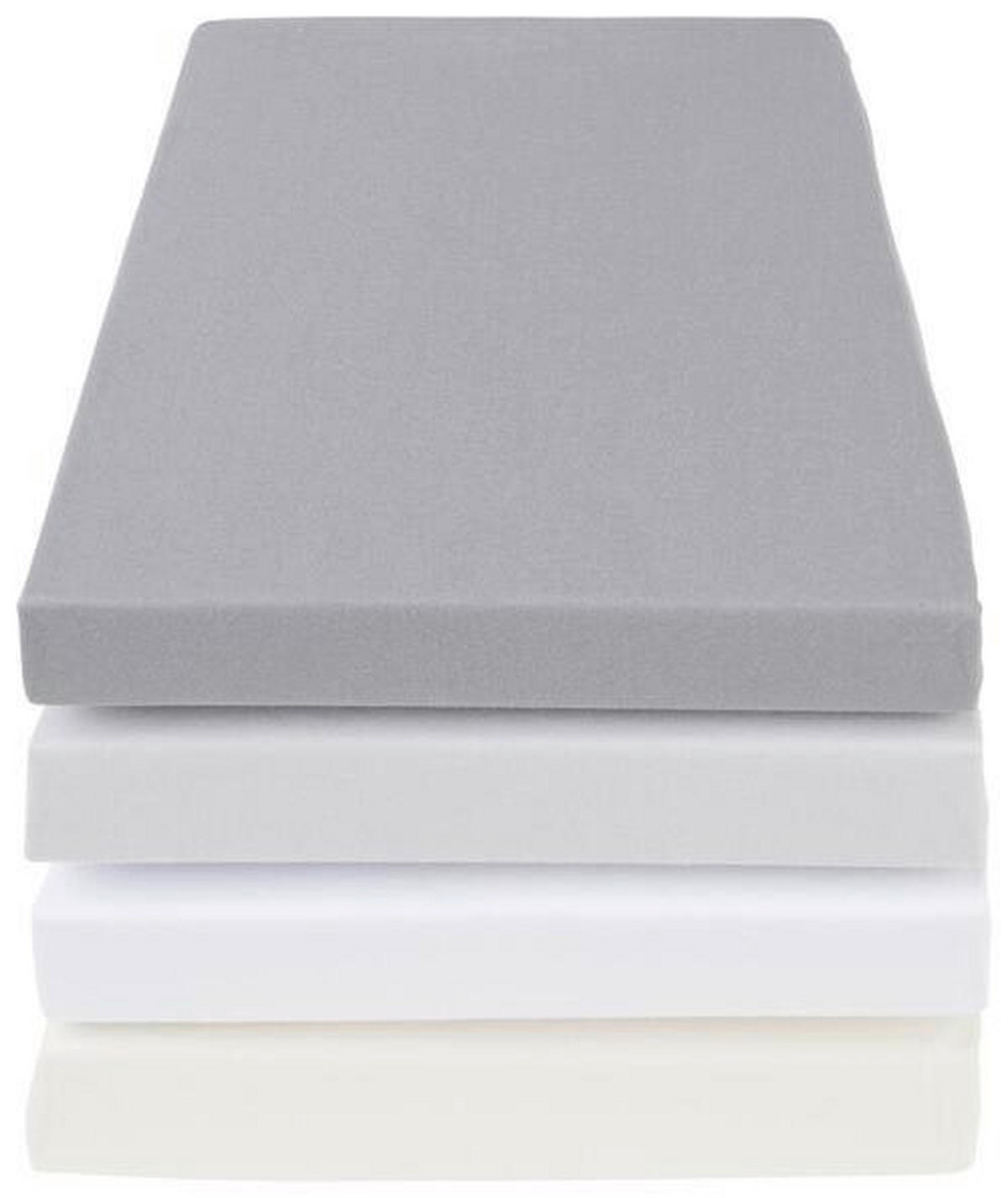 BOXSPRING GUMIS LEPEDŐ 180-200/200-220 cm  - világosszürke, Basics, textil (180-200/200-220cm) - Novel