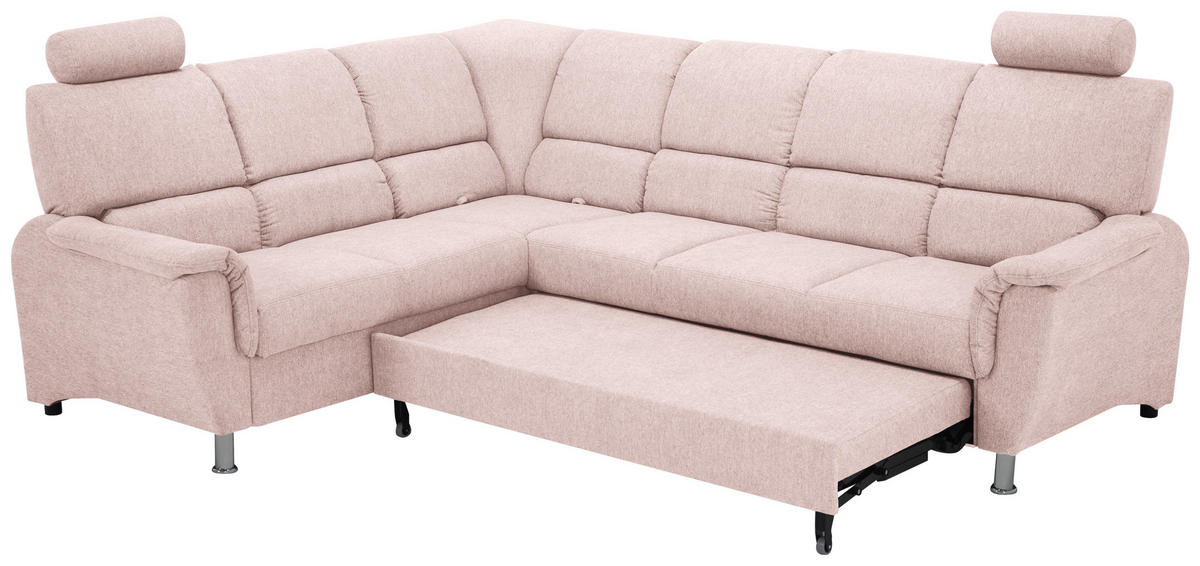 ECKSOFA in Rosa  - Rosa, Design (219/270cm) - Livetastic