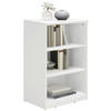REGAL  55/84/36 cm Weiss  - Weiss/Schwarz, Konventionell, Holzwerkstoff (55/84/36cm) - Xora