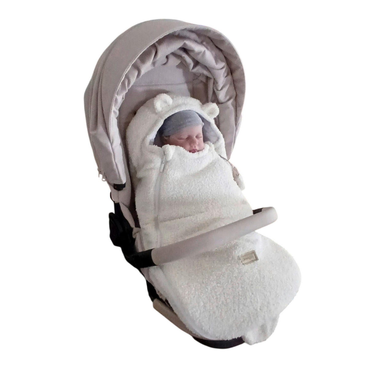 EINSCHLAGDECKE      - Creme, Trend, Textil (75/40/6cm) - Jimmylee